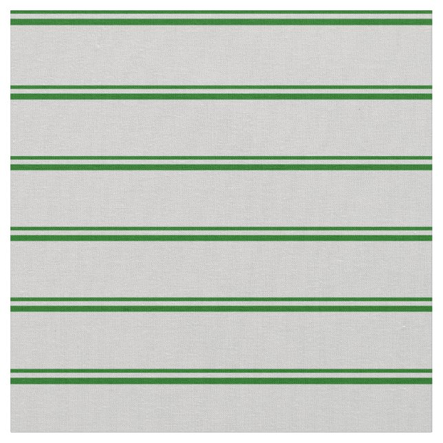Tissu Lignes vert foncé et gris clair (Fermer)