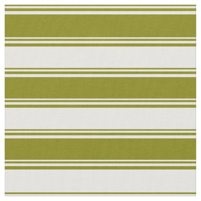 Tissu Lignes vertes et blanches (Fermer)