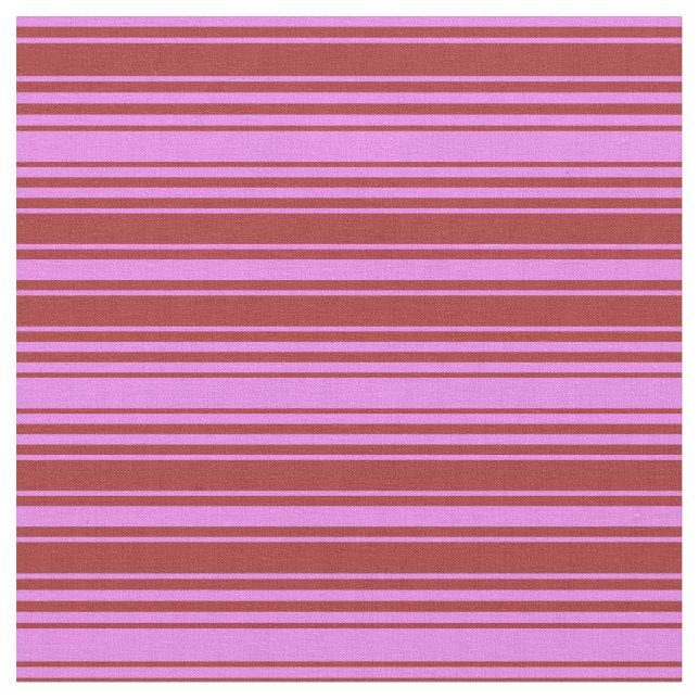 Tissu Lignes violettes et Brown (Fermer)