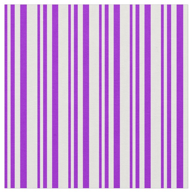 Tissu Lignes violettes foncées et blanches (Fermer)