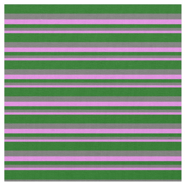 Tissu Lignes violettes, gris foncé et vert foncé (Fermer)