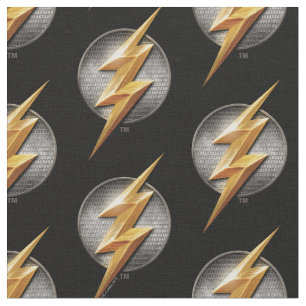 Tissu Ligue de Justice   Le symbole de boulon métallique