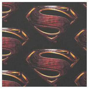 Tissu Ligue de Justice   Symbole de superman métallique