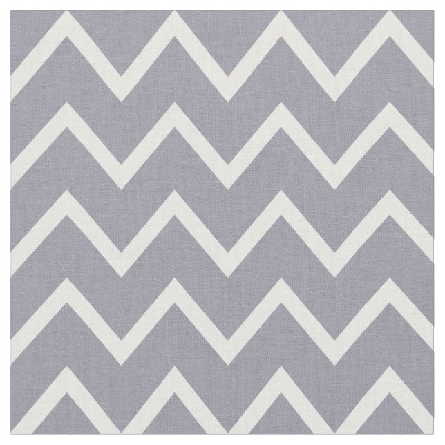 Tissu Lilac Grey & White Chevron (Fermer)