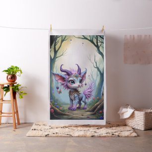 Tissu Lilac Whisper – Gardien de la Forêt Enchantée.