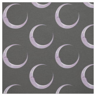 Tissu lilas de croissant de lune