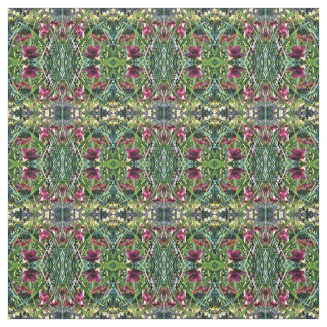 Tissu Lilies ! géo 1,5 (Échantillon)