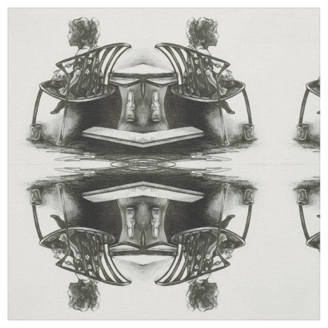 Tissu L'imagination nourrit ma réalité (Échantillon)