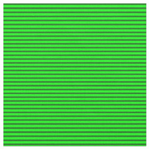 Tissu Lime et Motif vert foncé en lin/rayures