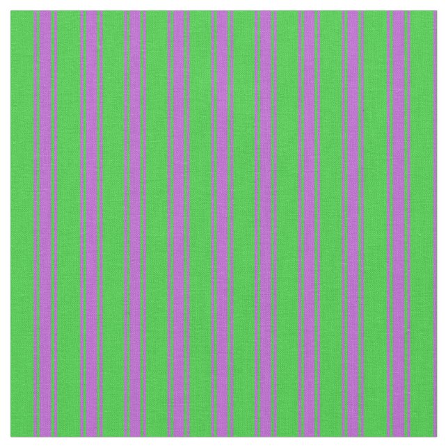 Tissu Lime Green et orchidée Motif rayé/à trait (Fermer)