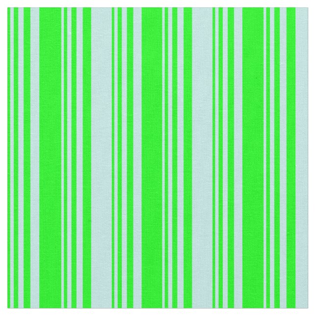 Tissu Lime & Turquoise Motif des bandes (Fermer)