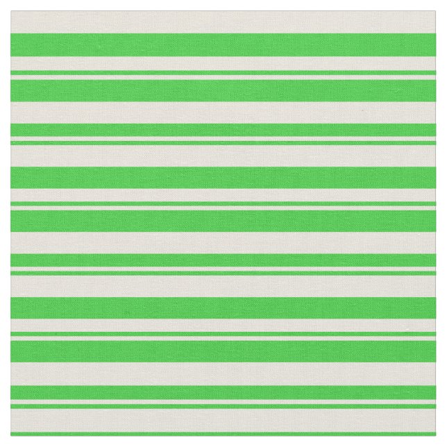 Tissu Lime Vert & Bige Grandes Motif (Fermer)