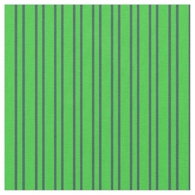 Tissu Lime Vert et Ardoise foncée Gris Lignes de couleur (Fermer)