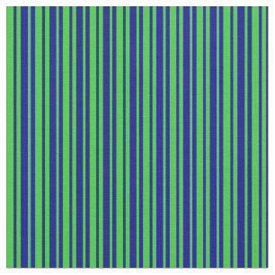 Tissu Lime vert et bleu foncé Lin/Motif rayé