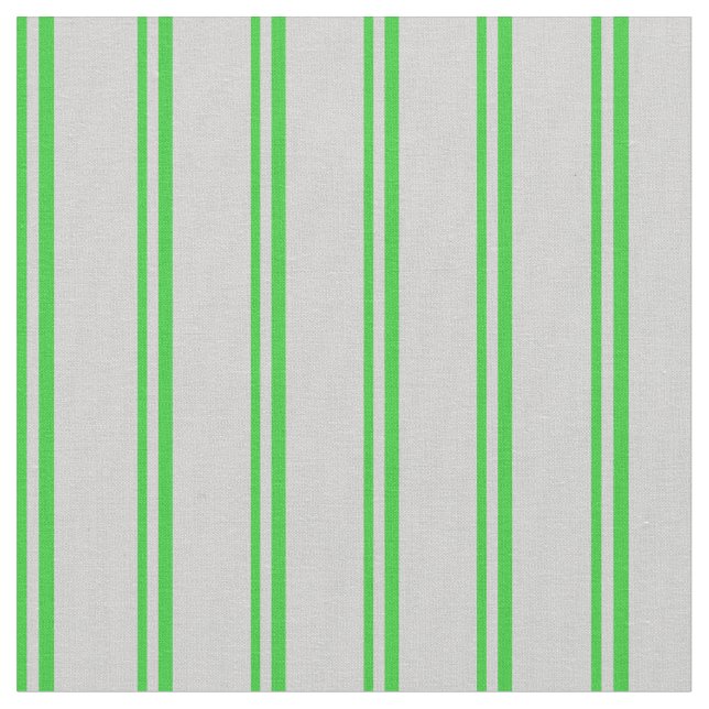 Tissu Lime vert et gris clair lignes Motif (Fermer)