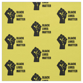 Tissu L'importance des vies noires