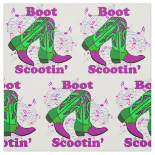 Tissu Line Dancing Country Dance Cowboy Boot Scootin"