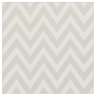 Tissu Linge Beige moderne Chevron Stripes