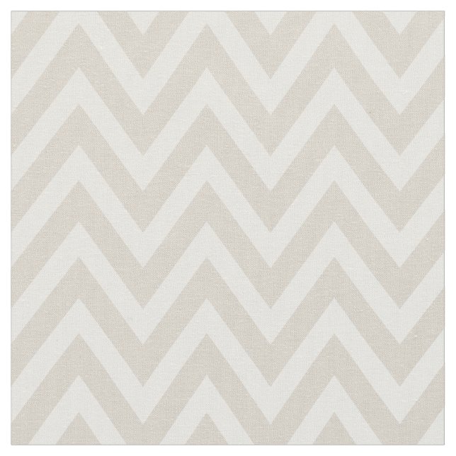 Tissu Linge Beige moderne Chevron Stripes (Fermer)
