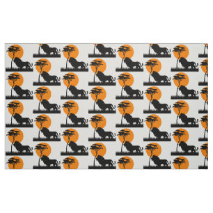 Tissu Lion