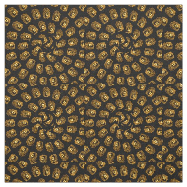 Tissu Lion Abstrait Art, (Échantillon)