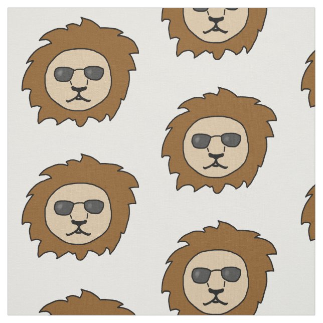 Tissu Lion cool (Échantillon)