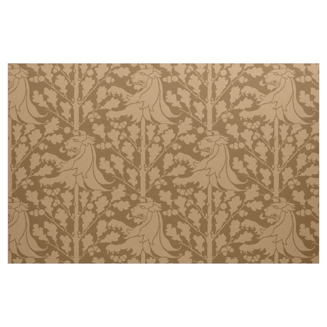Tissu Lion et Oka, Caramel brûlé (Fat Quarter)