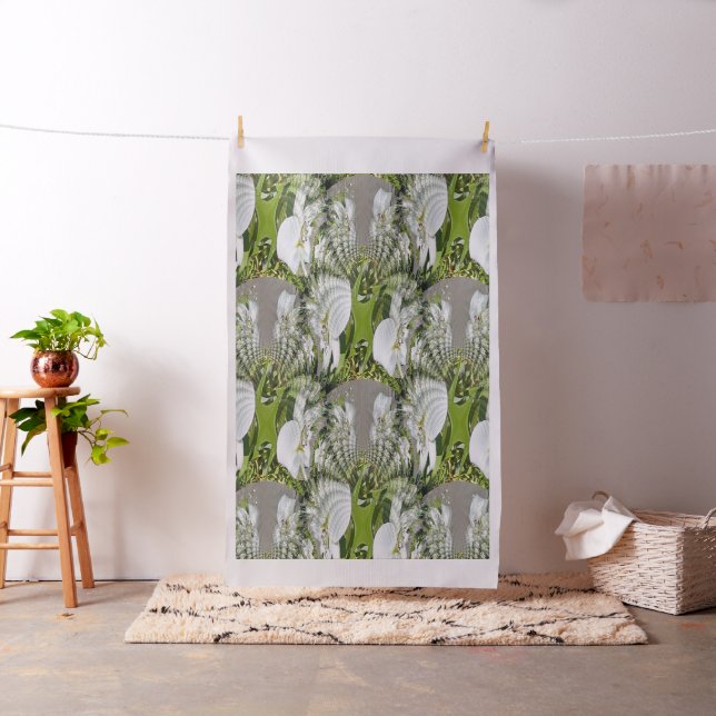 Tissu Lis blancs....... (In Situ)