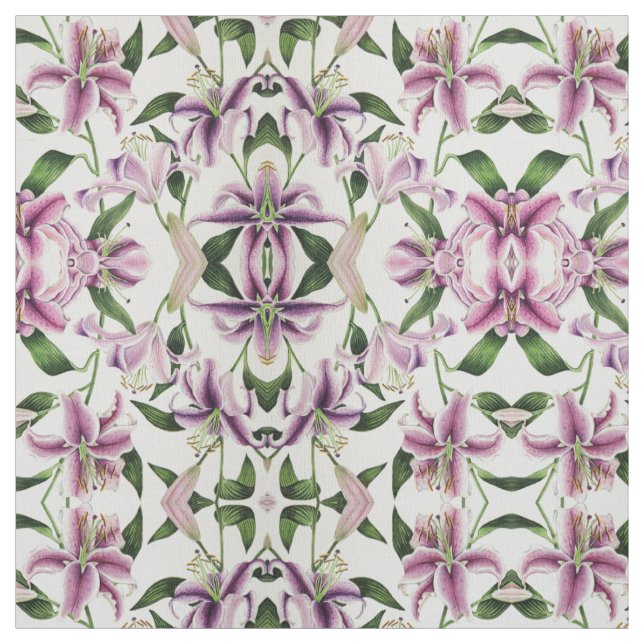 Tissu Lis d'astronome (Échantillon)