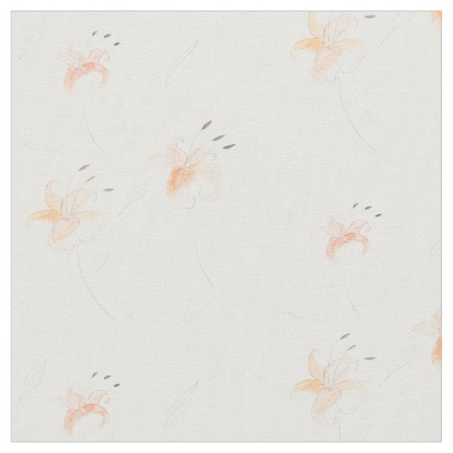 Tissu Lis tigrés (Fermer)