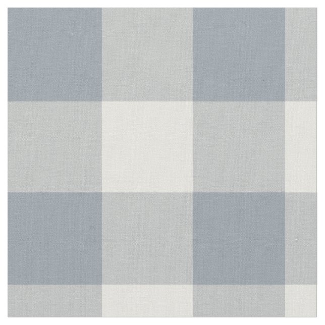 Tissu Little One Buffalo Check - dusty steel gray (Fermer)