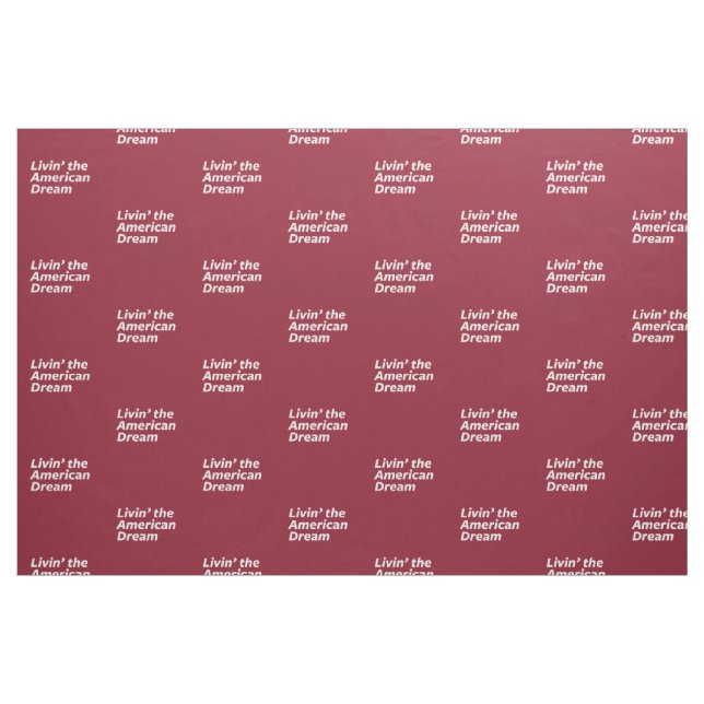 Tissu Livin le rêve américain (Fat Quarter)