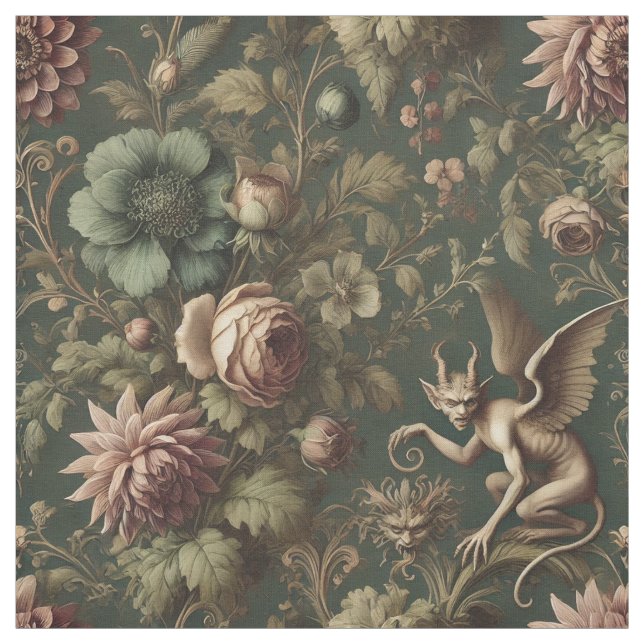 Tissu L'observateur éclairé - Carreau de déclaration got (Échantillon)