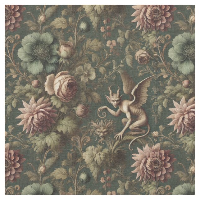 Tissu L'observateur éclairé - Carrelage classique gothiq (Fermer)