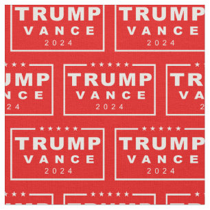 Tissu Logo classique Donald Trump Vance 2024 Rectangle