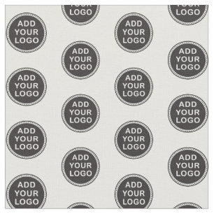 Tissu Logo personnalisé, motif de répétition d'images