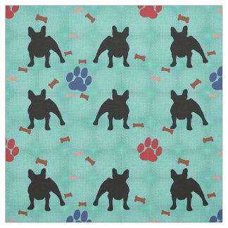 Tissu L'Ombre des Bulldog Français