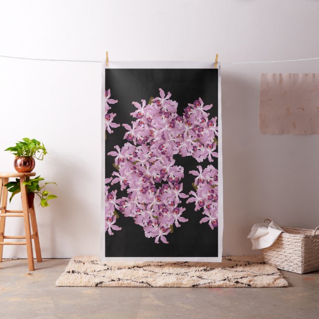 Tissu L'orchidée pourpre tropicale de Cattleya fleurit (In Situ)