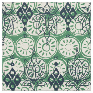 Tissu losange vert