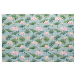 Tissu Lotus de style chinois et dragon
