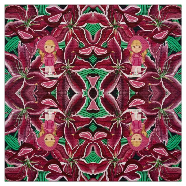 Tissu Lou Lily (Échantillon)