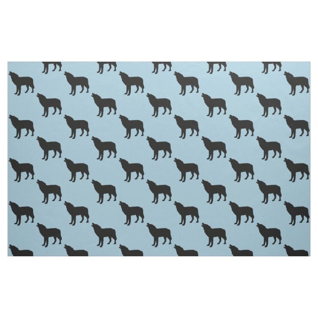 Tissu Loup noir (Fat Quarter)