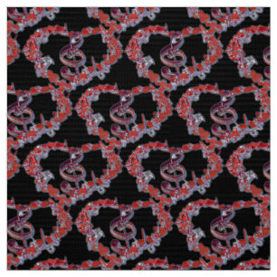 Tissu Love Heart Music Symbole Motif