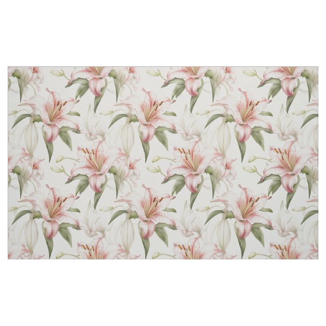 Tissu Lovely Lily motif (Fat Quarter)