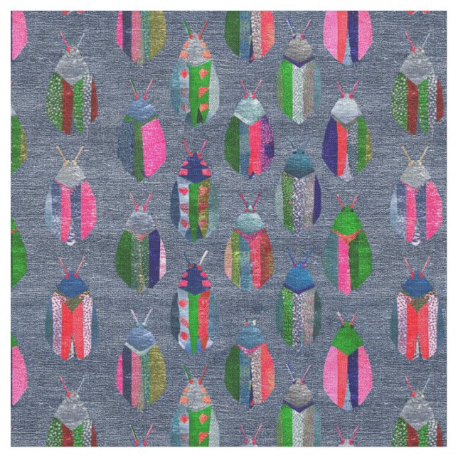 Tissu Lucioles Patchwork (Fermer)