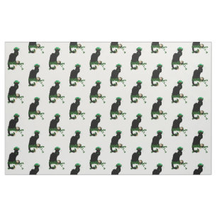 Tissu Lucky Le Conversation Noir Saint Patrick's Day