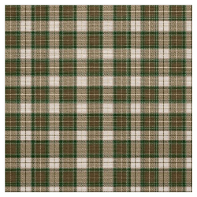 Tissu Lumberjack Plaid vert Brown beige Poly (Échantillon)