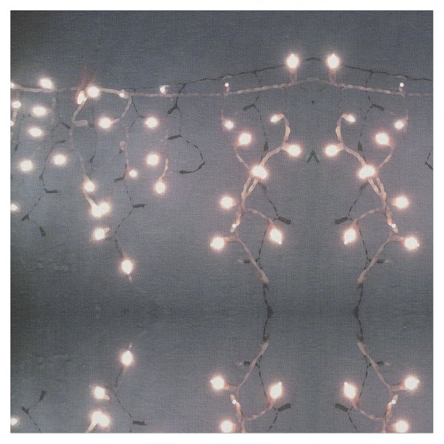 Tissu Lumières blanches (Fermer)