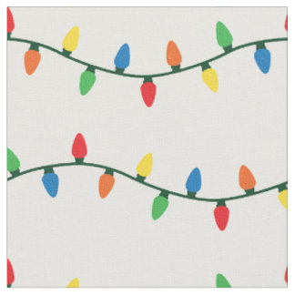 Tissu Lumières de Noël de scintillement