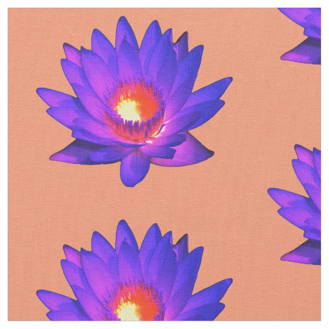 Tissu lumineux de fleur de Lotus (Fermer)